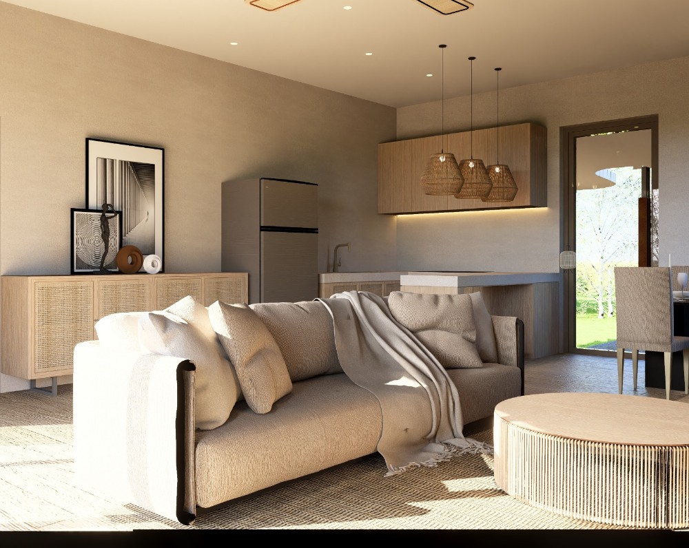 COCO VIEW Phangan - Nowoczesne wnetrze salonu