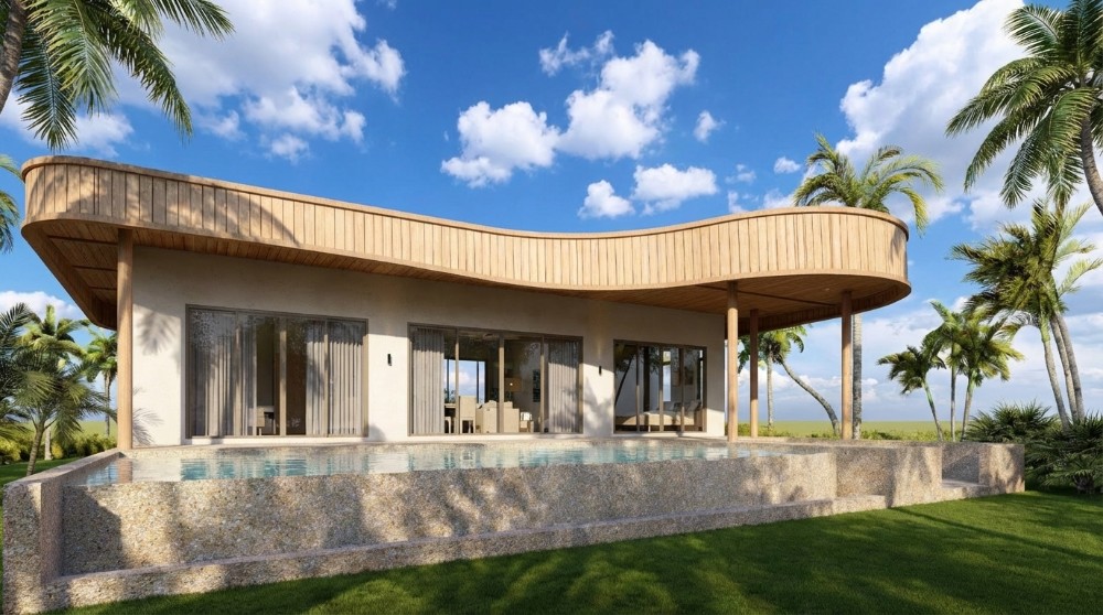 COCO VIEW Phangan - Widok zewnetrzny willi